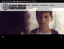 Tablet Screenshot of estebancalderin.com